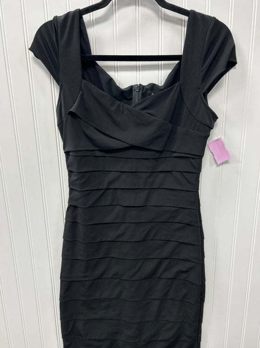 Dress Casual Midi By White House Black Market In Black, Size:8