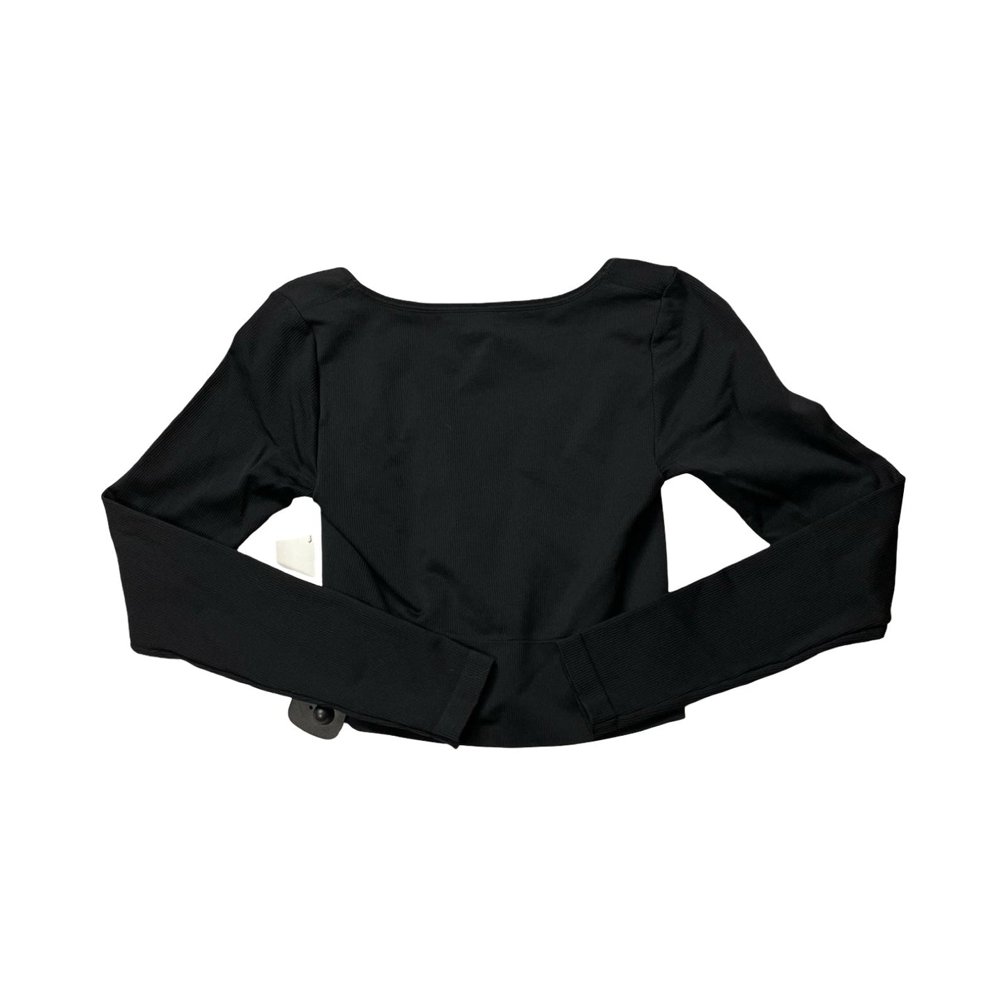 Athletic Top Ls Collar By Athleta In Black, Size:S