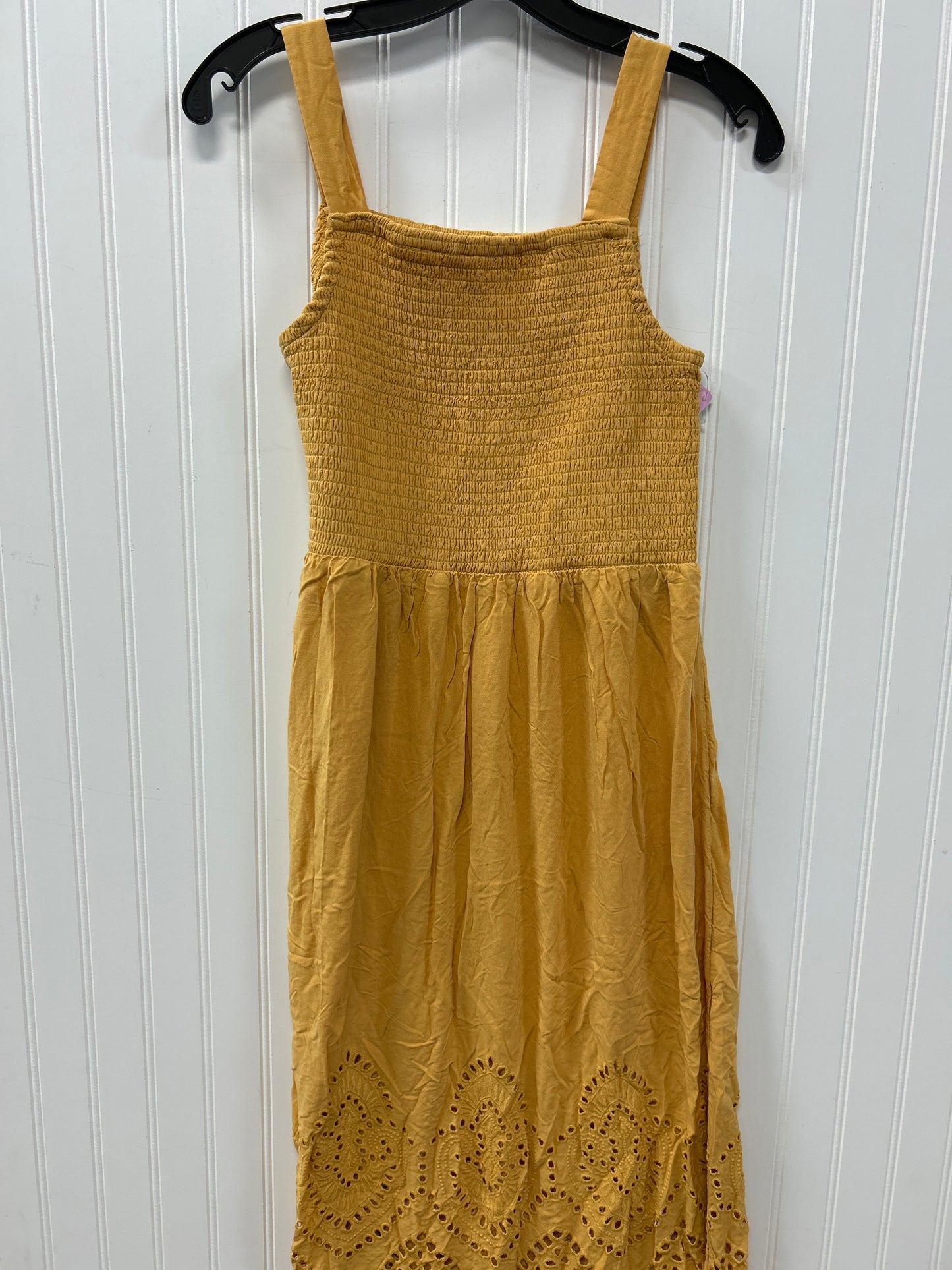 Dress Casual Maxi By Maurices In Yellow, Size:L