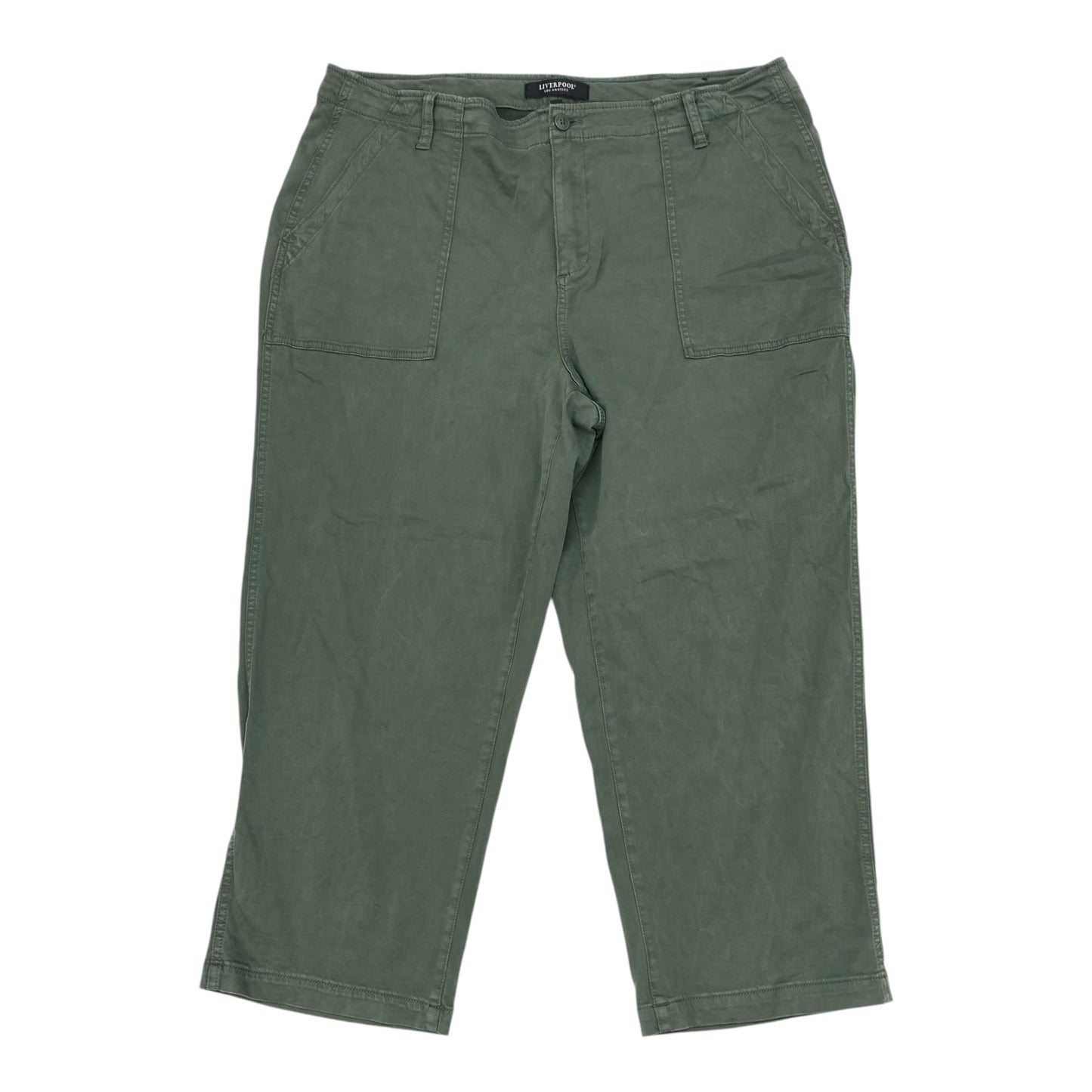Pants Chinos & Khakis By Liverpool In Green, Size:20