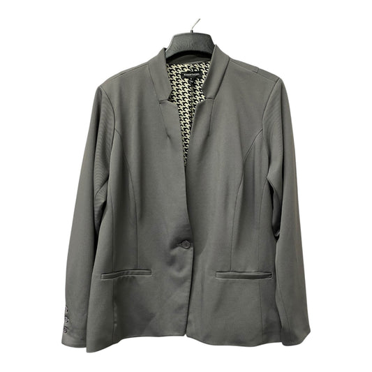 Blazer By Hawthorn In Grey, Size:3X