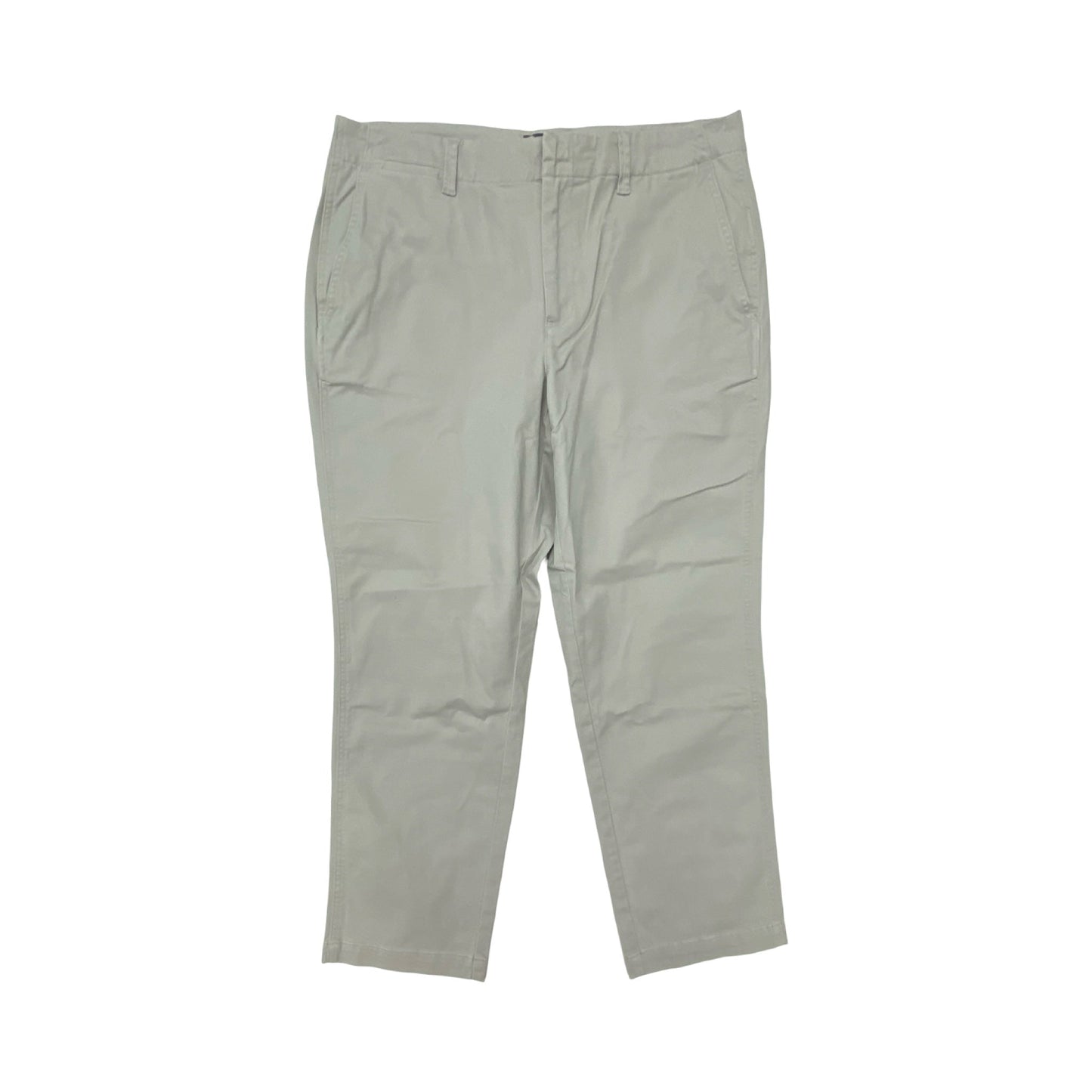 Pants Cropped By Lands End In Grey, Size:14