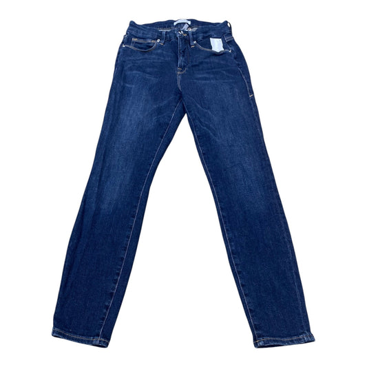 Jeans Skinny By Good American In Blue Denim, Size:4