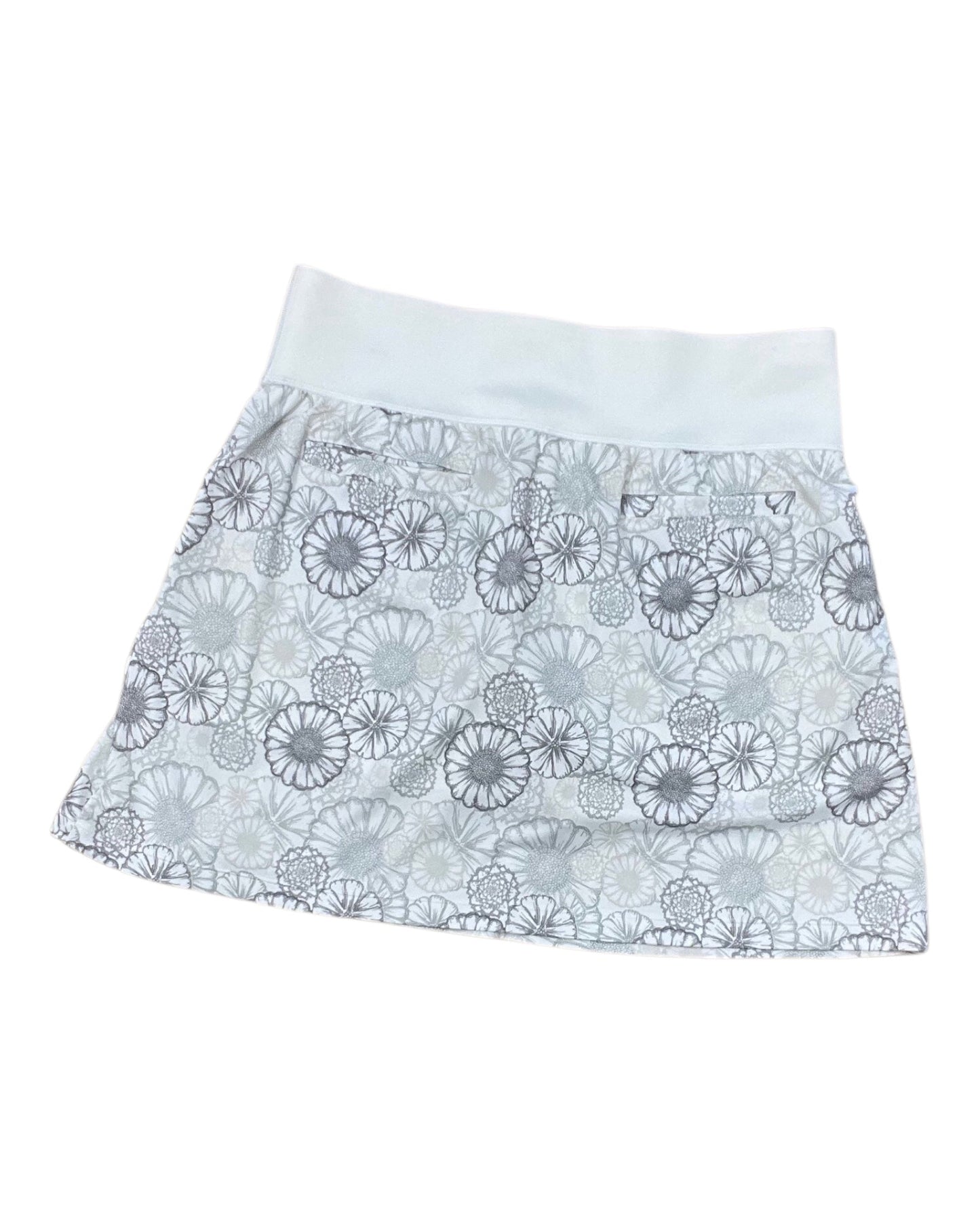Athletic Skort By Puma In Grey & White, Size:L