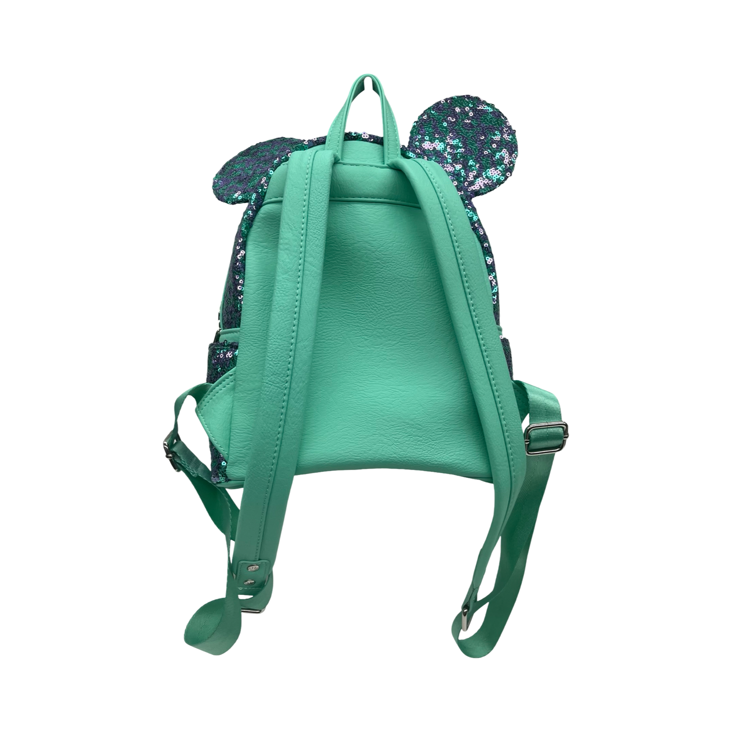 Backpack By Loungefly In Green & Purple, Size:Medium