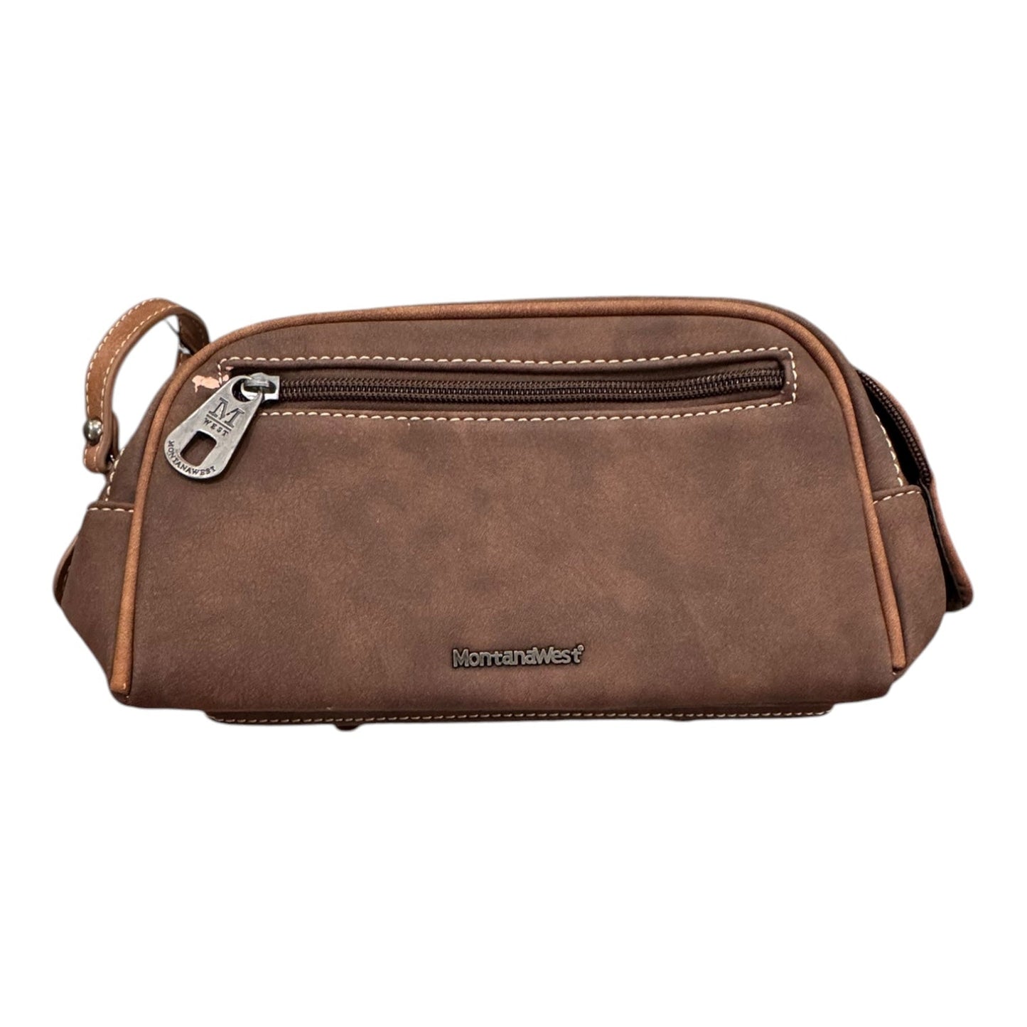 Travel Make Up Bag By Montana West In Brown, Size:Medium
