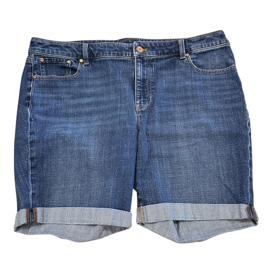 Shorts By Talbots In Blue Denim, Size:16