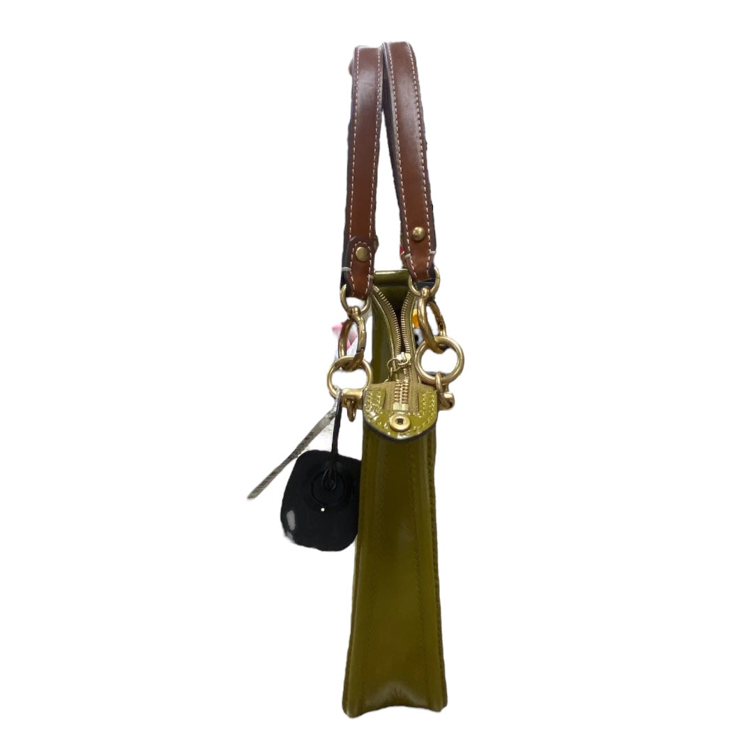 Handbag Designer By Tory Burch In Green, Size:Medium
