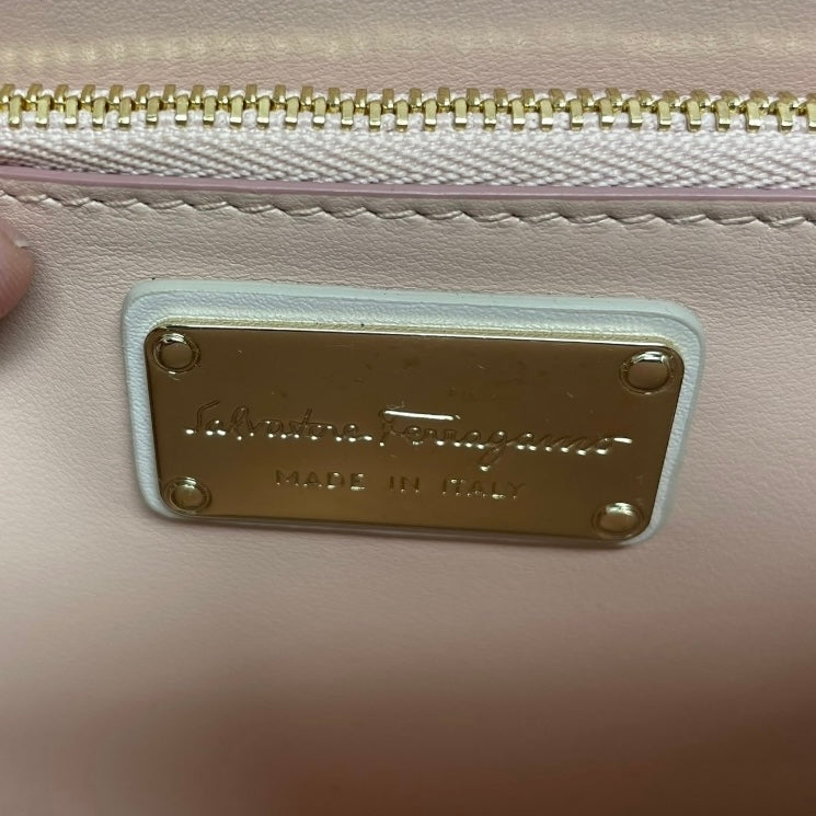 Handbag Luxury Designer By Ferragamo, Size: Medium