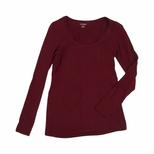 Mat Top Ls By Motherhood In Maroon, Size:M