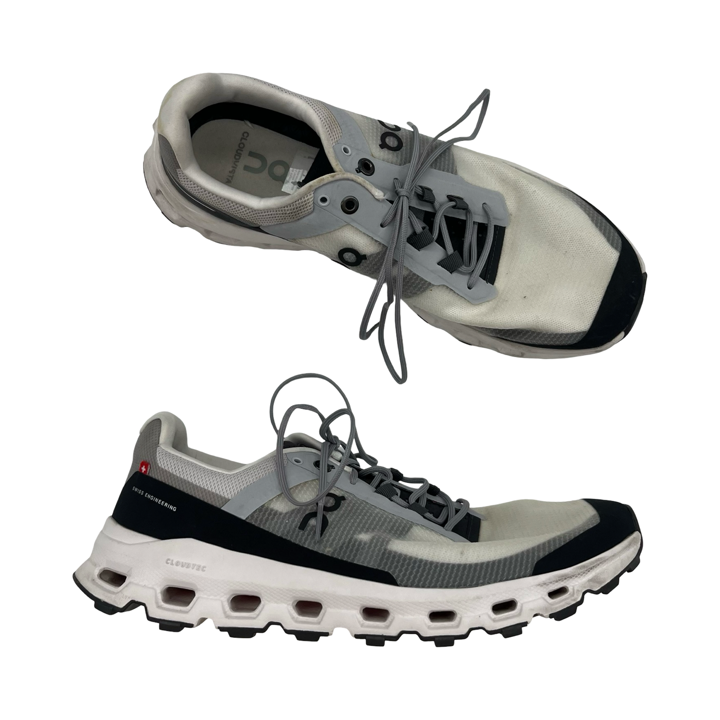 Shoes Athletic By On Cloud In Black & Cream, Size:10