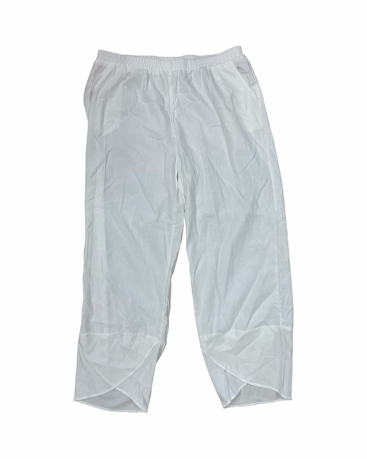 Pants Lounge By Clothes Mentor In White, Size:2X