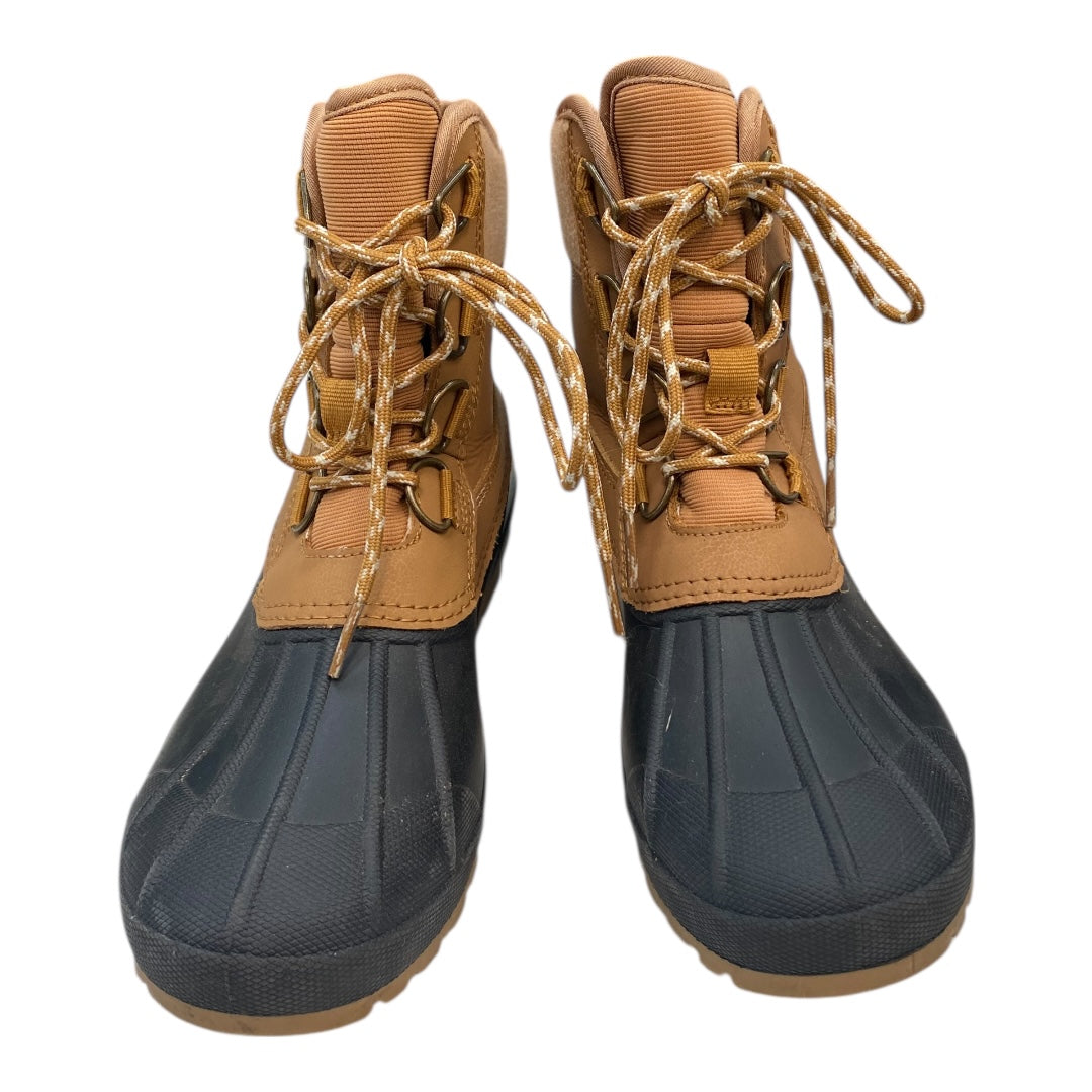 Boots Hiking By Universal Thread In Black & Brown, Size:8