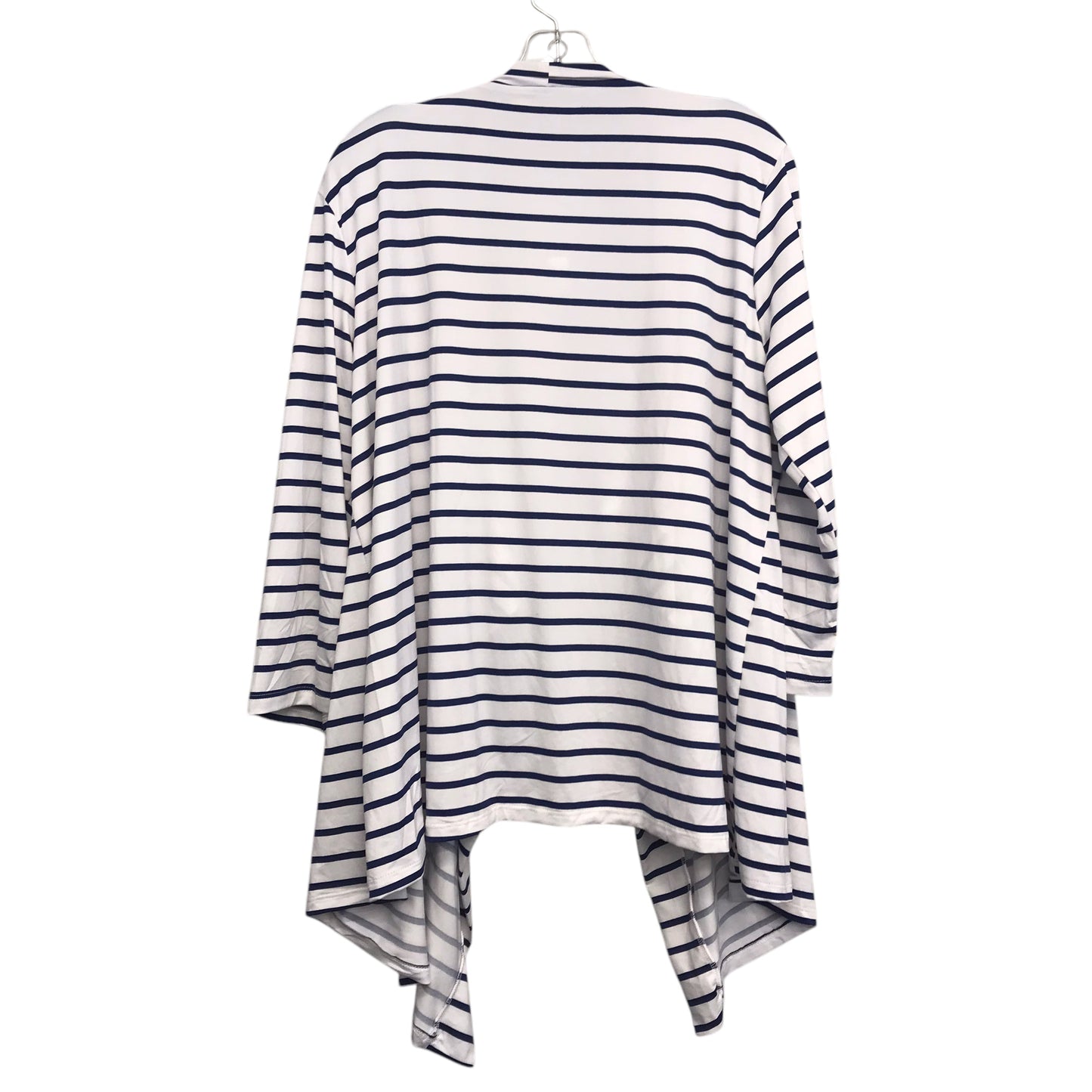 Cardigan By Ninexis In Blue & White, Size:3X