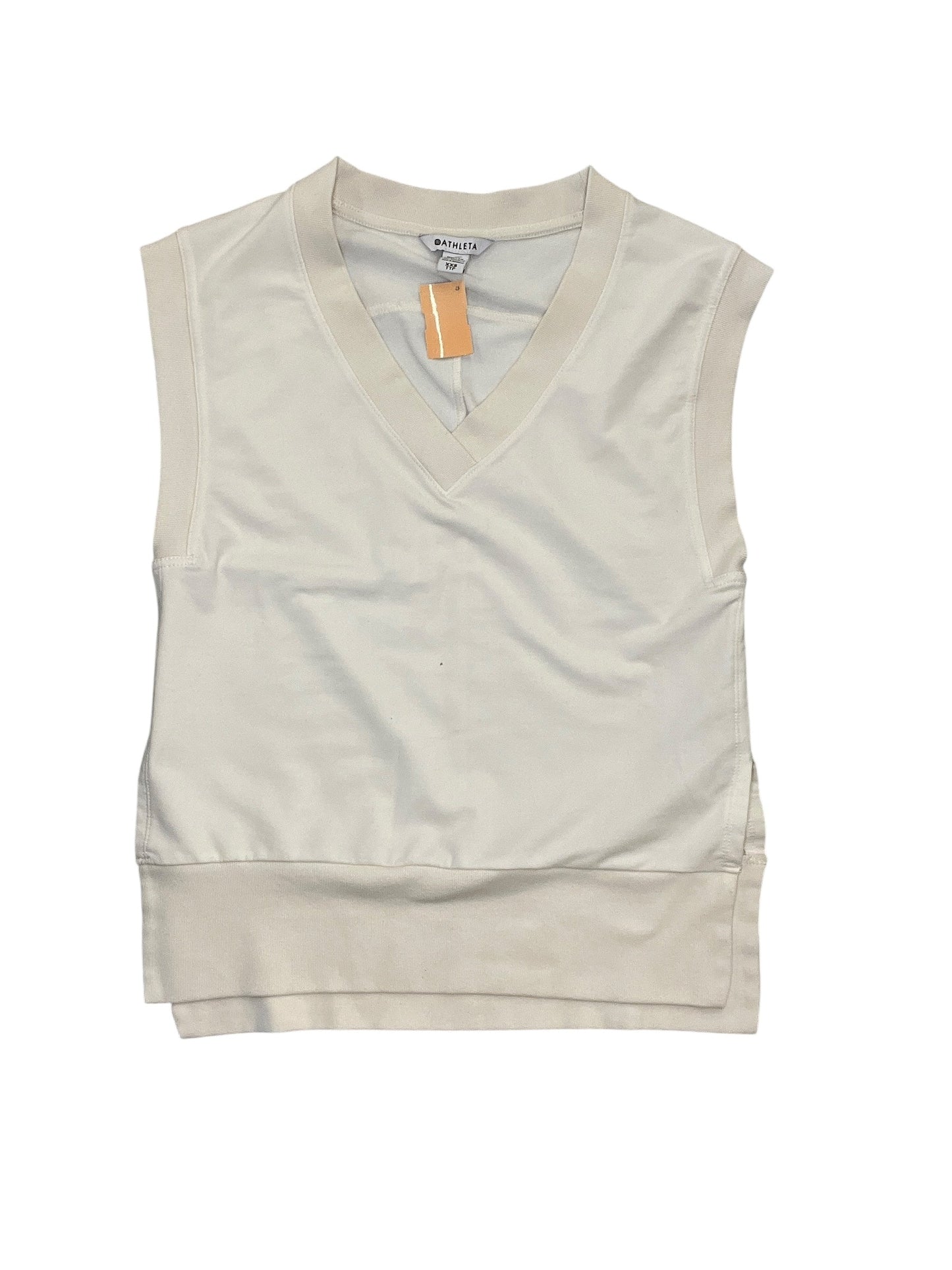 Vest Other By Athleta In White, Size:Xxs
