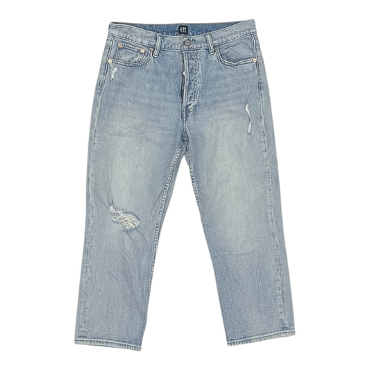 Jeans Straight By Gap In Blue Denim, Size:10P