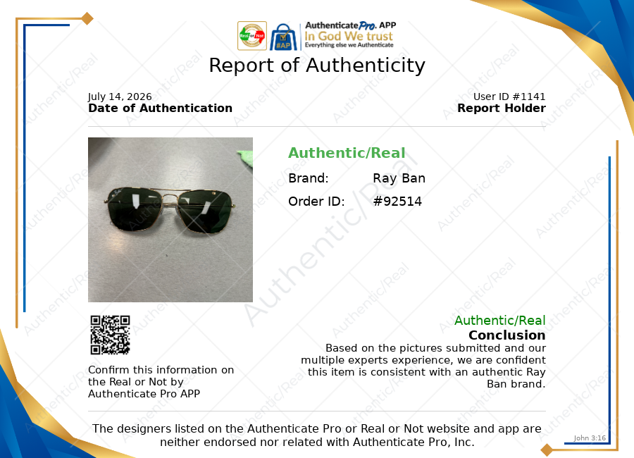 Sunglasses Designer By Ray Ban, Size:
