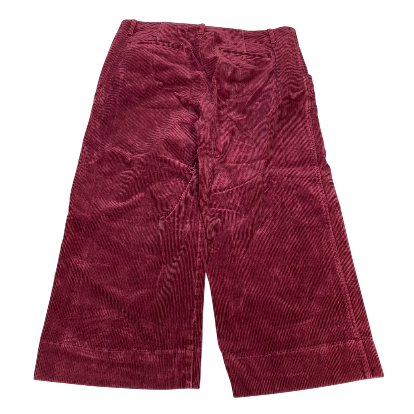 Pants Corduroy By Lands End In Red, Size:16
