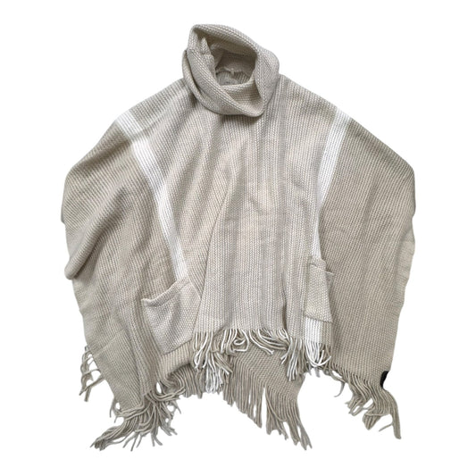 Poncho By Charlie Paige In Beige, Size:Osfm