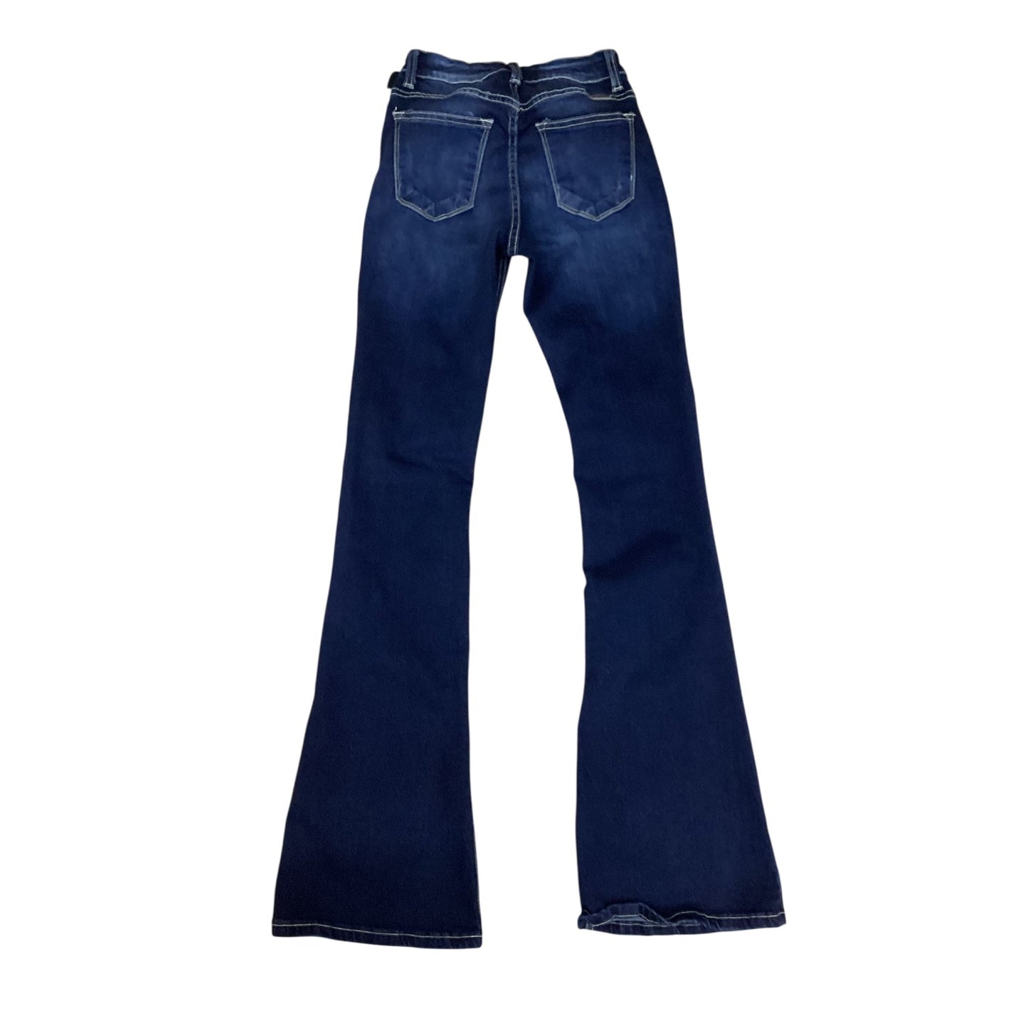 Jeans Boot Cut By Kancan In Blue Denim, Size:0