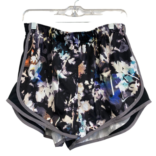 Athletic Shorts By Nike Apparel In Floral Print, Size:L
