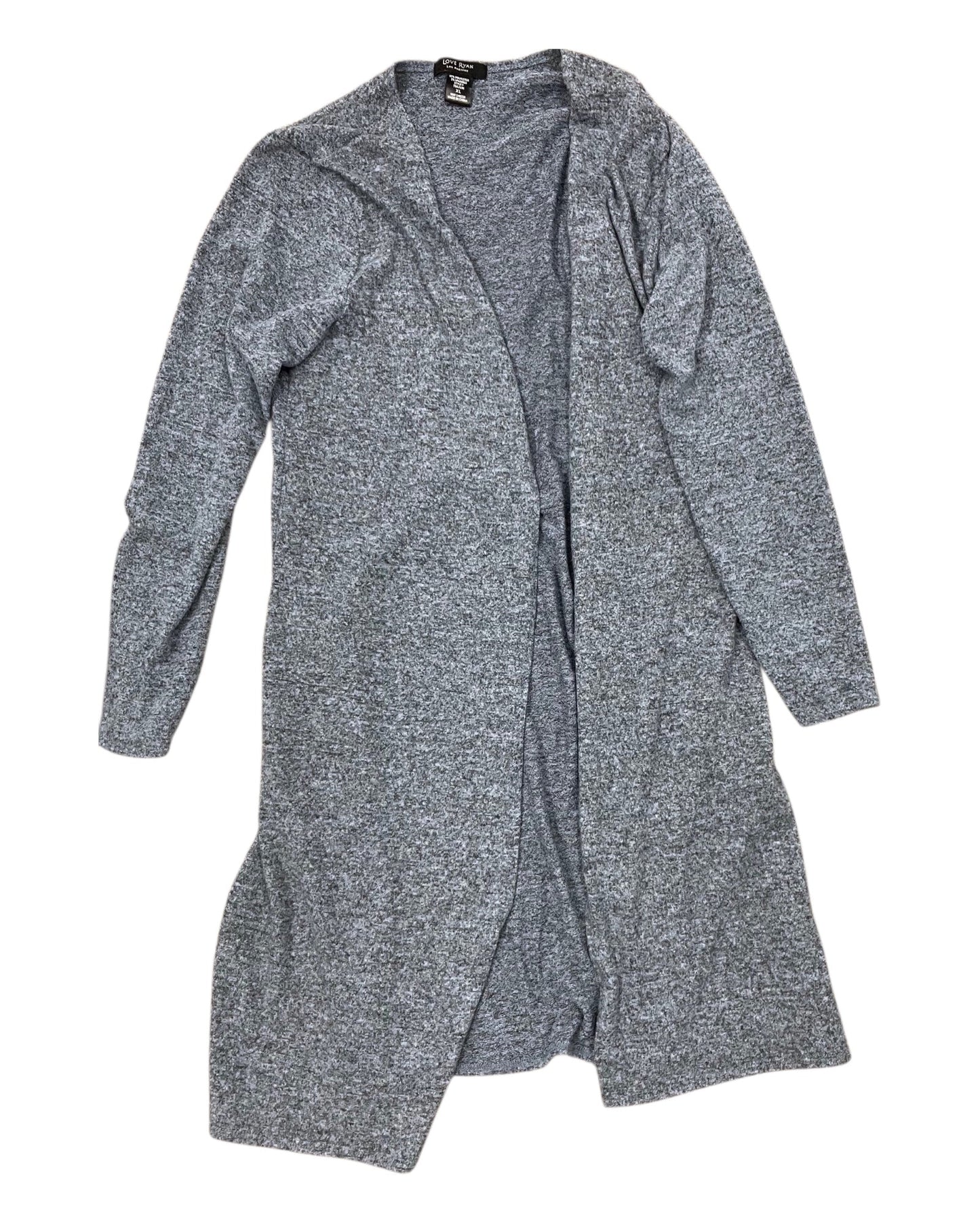 Cardigan By Clothes Mentor In Blue, Size:Xl