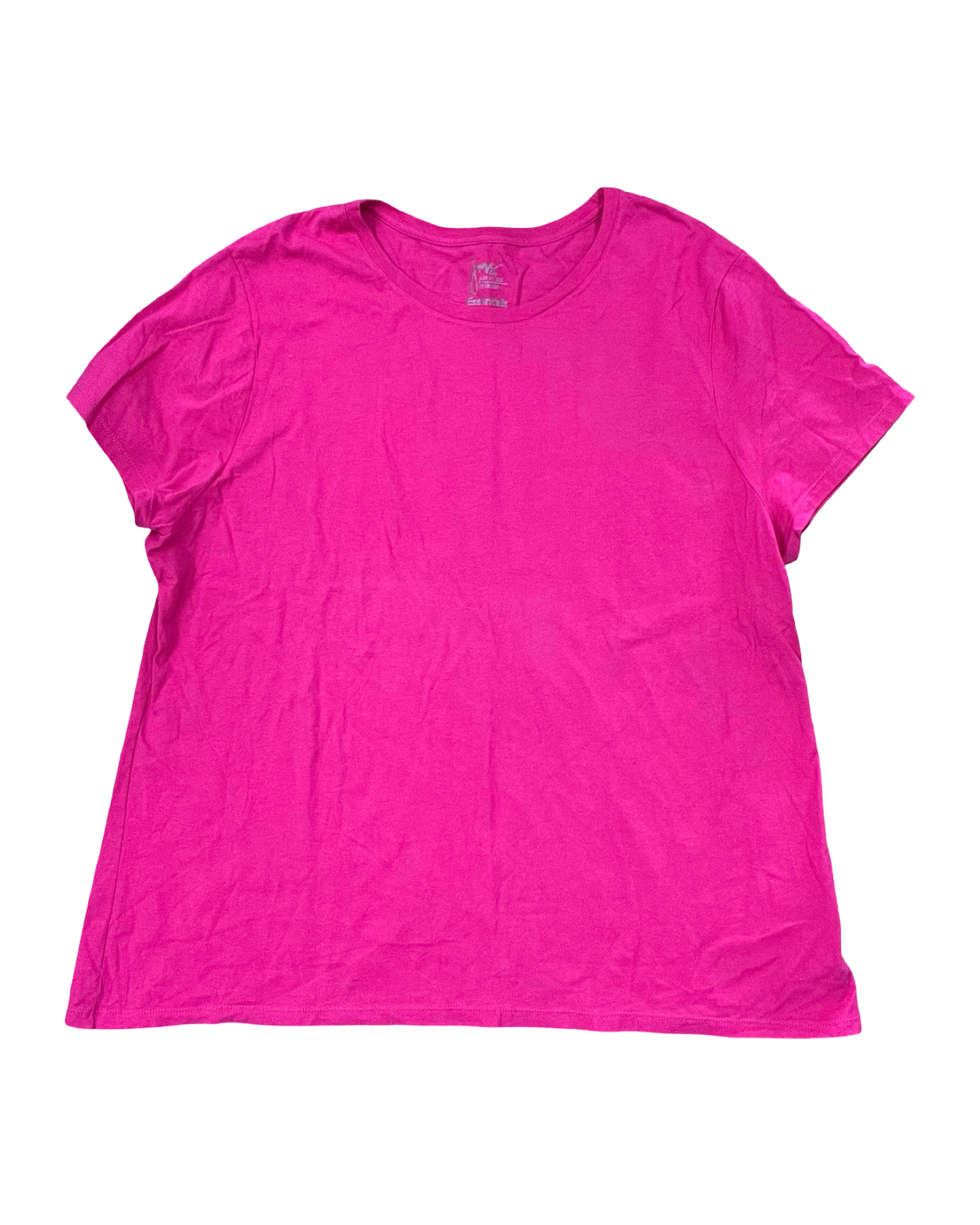 Top Ss Basic By Just My Size In Pink, Size:2X