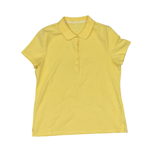 Blouse Ss By Talbots In Yellow, Size:L
