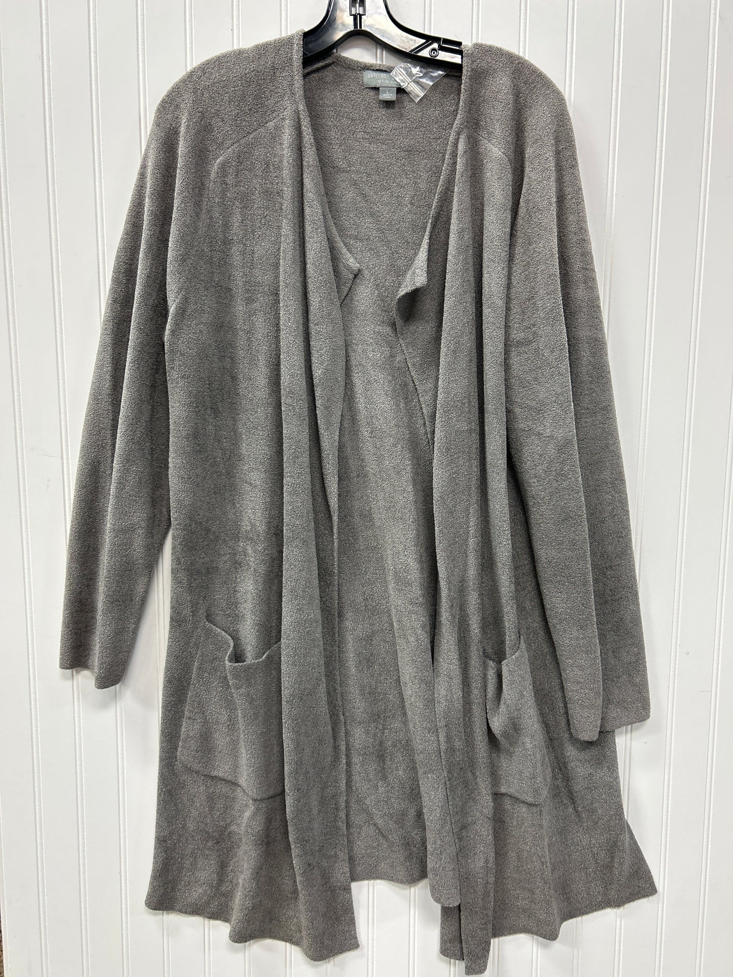 Sweater Cardigan By Barefoot Dreams In Grey, Size:Xl