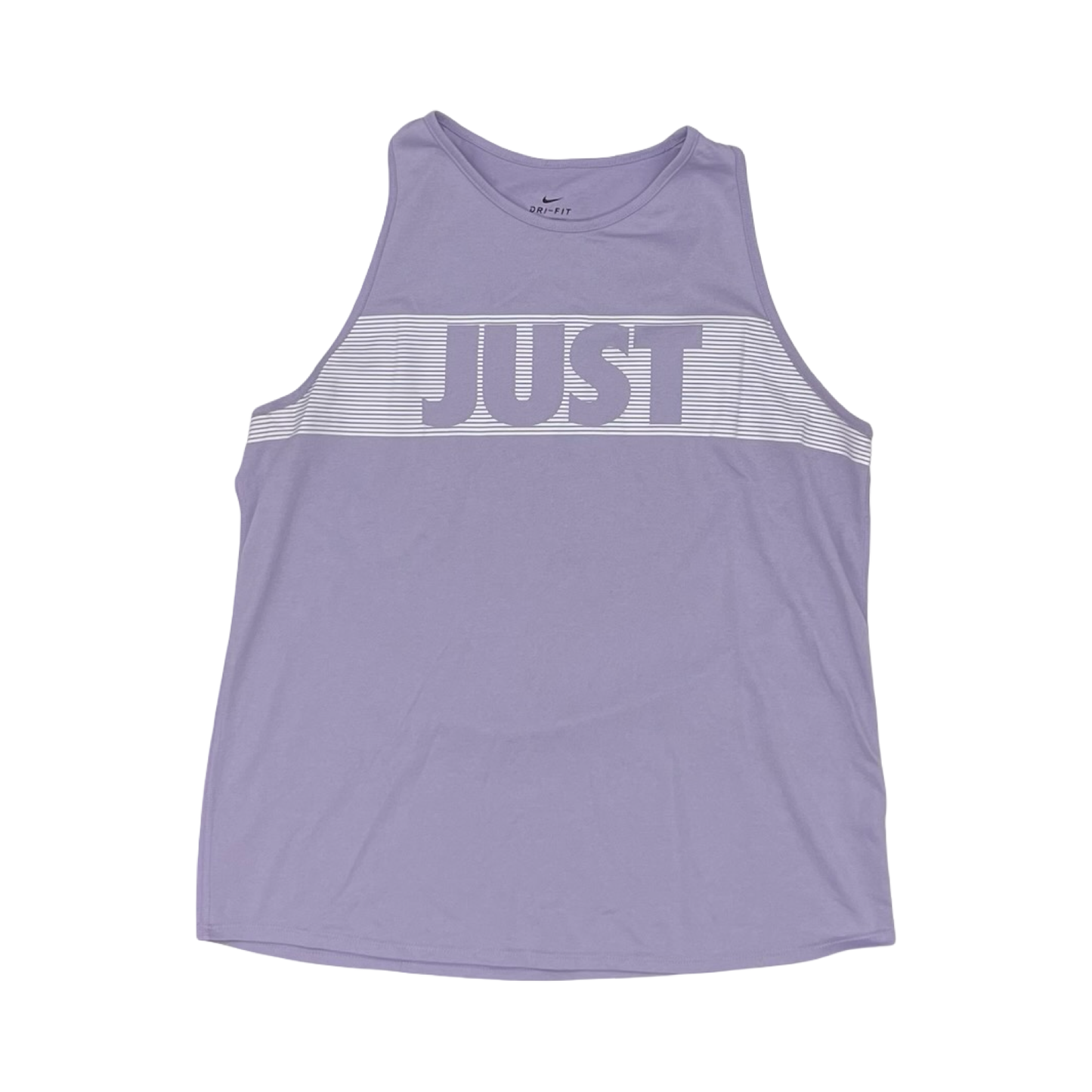 Athletic Tank Top By Nike In Purple, Size:L