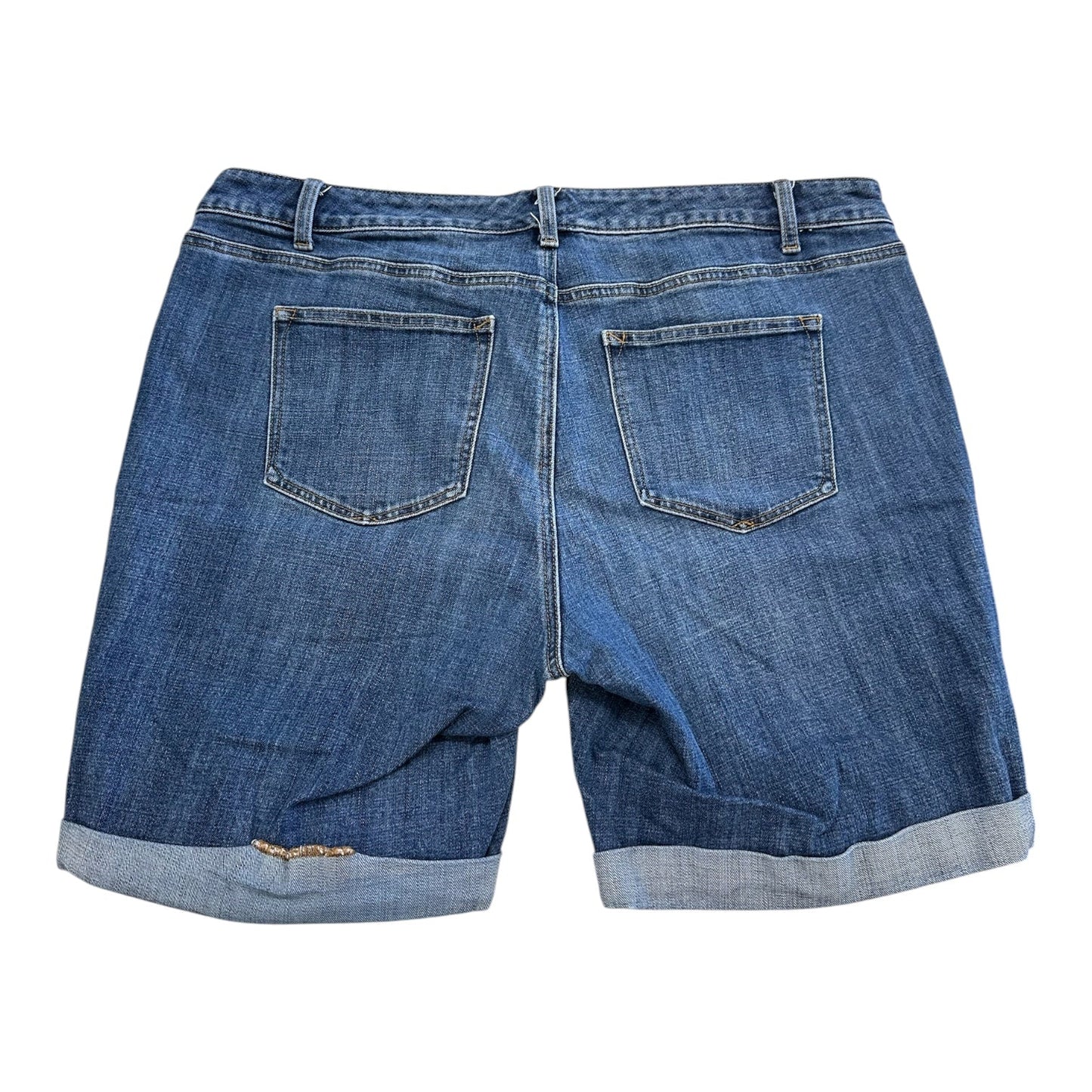 Shorts By Talbots In Blue Denim, Size:16