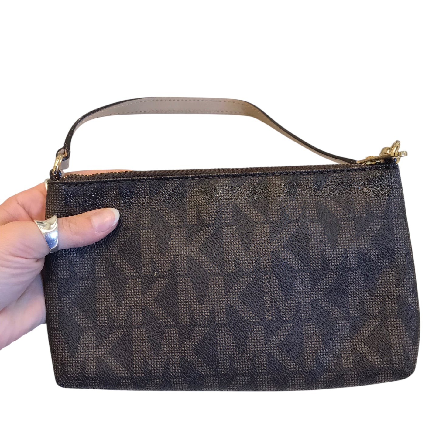 Wristlet Designer By Michael Kors In Brown, Size:Large
