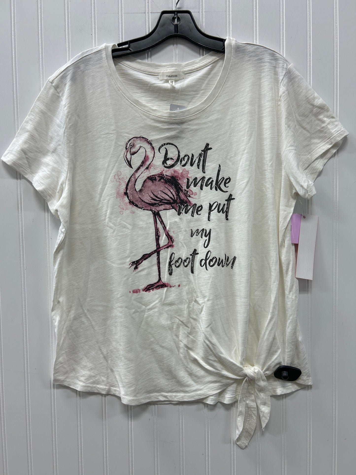Top Ss By Maurices In White, Size:Xl