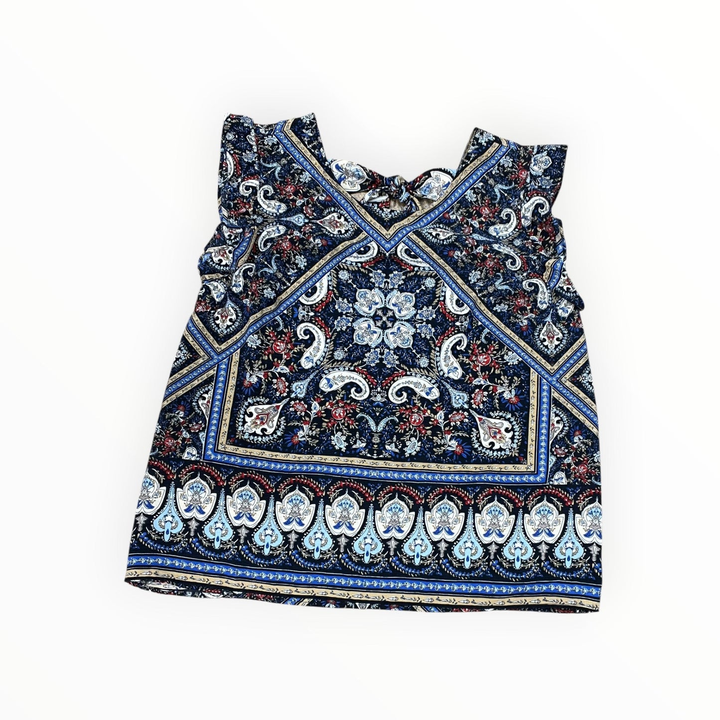 Top Ss By Cato In Blue & Red, Size:L