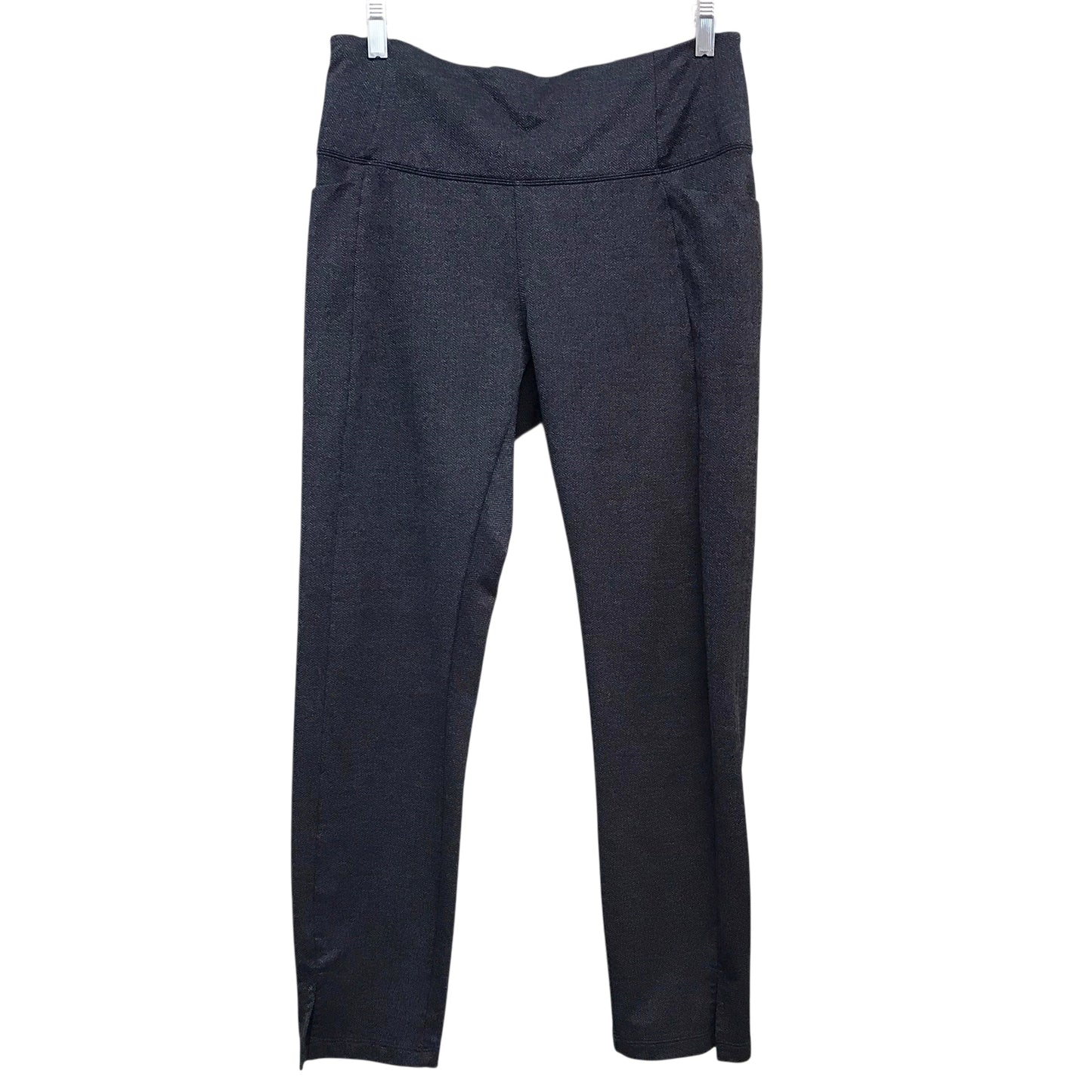 Athletic Leggings By Athleta In Black & Blue, Size:M