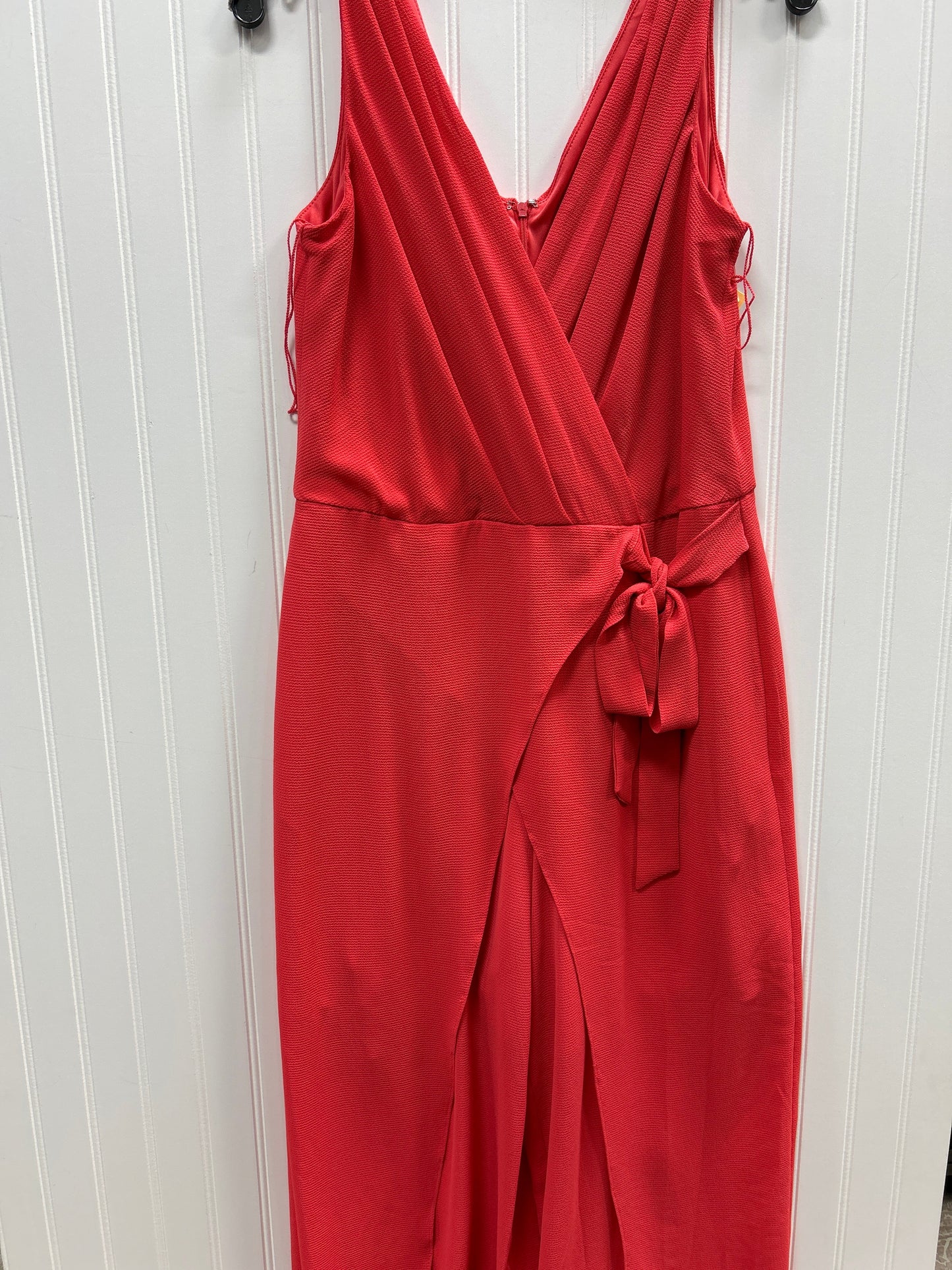 Jumpsuit By London Style In Red, Size:8
