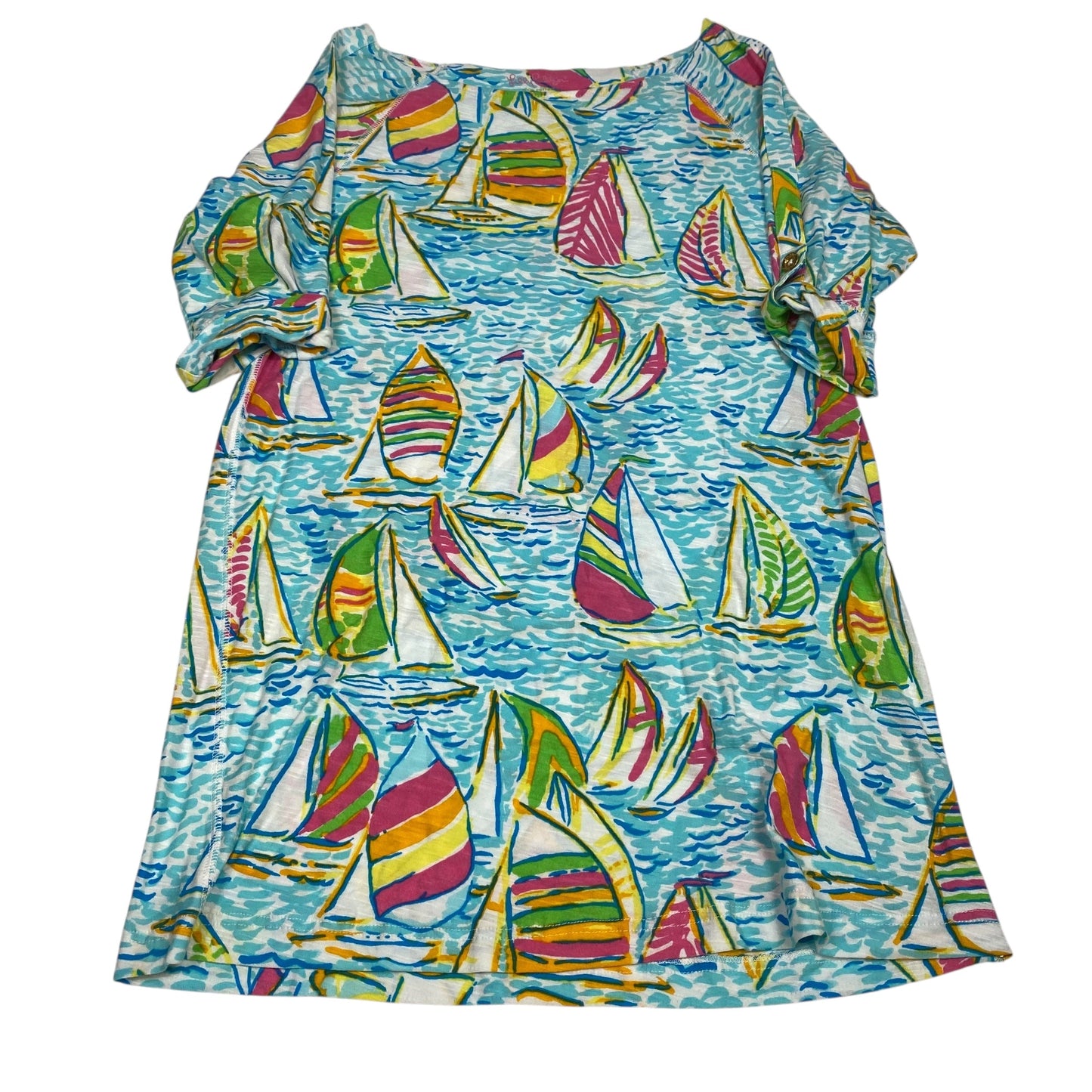 Dress Designer By Lilly Pulitzer In Blue & Pink, Size:S