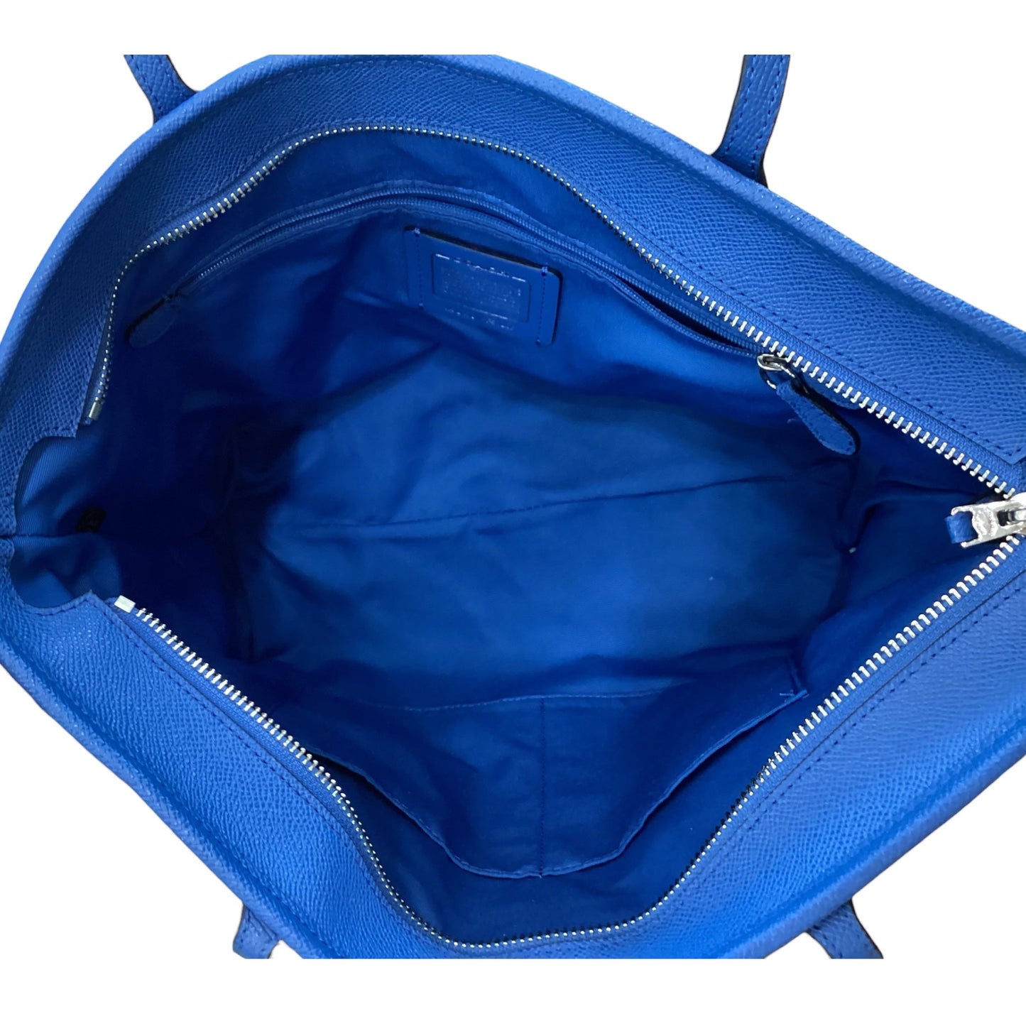 Handbag Designer By Coach In Blue, Size:Medium