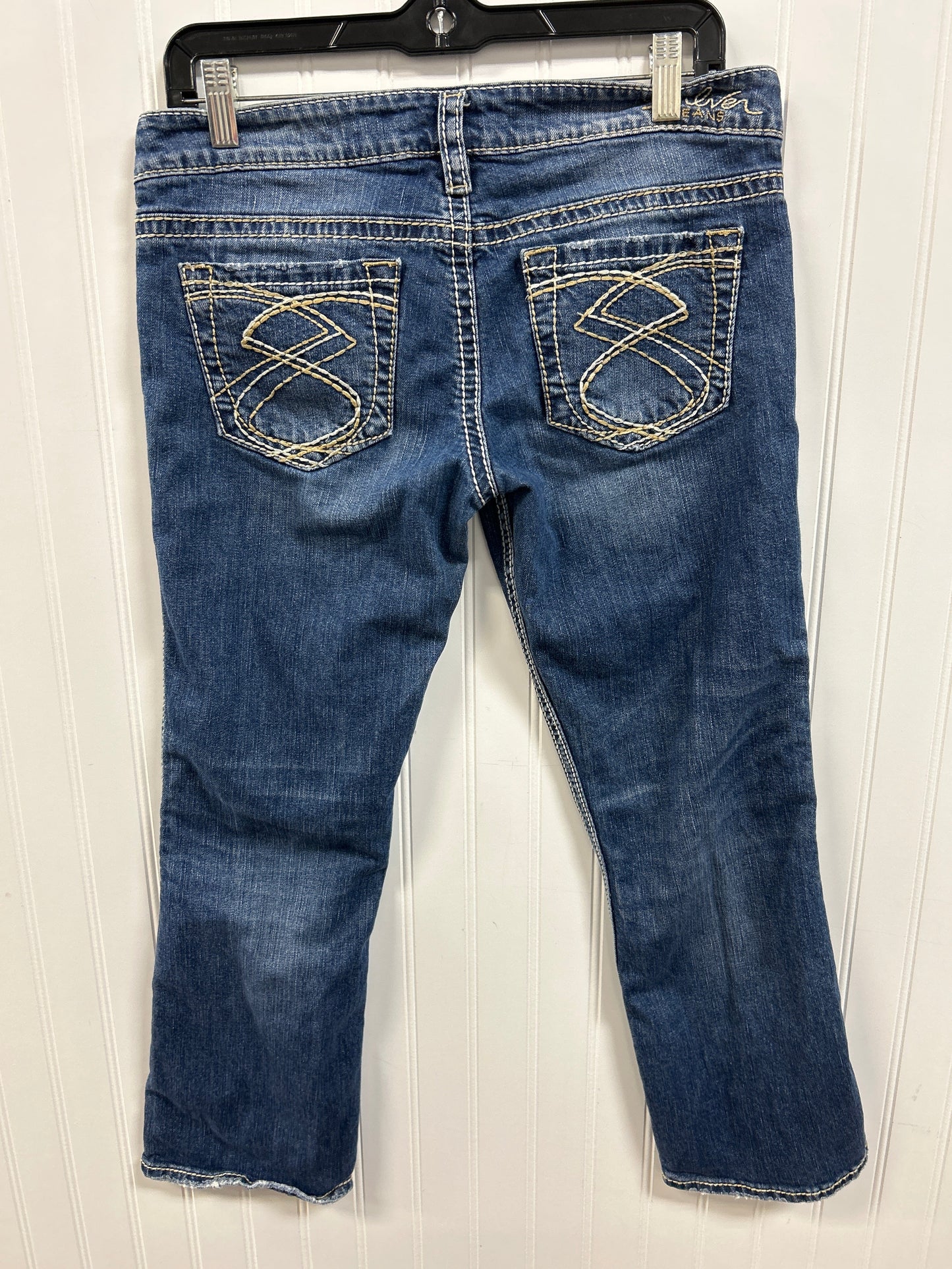 Capris By Silver In Blue Denim, Size:6