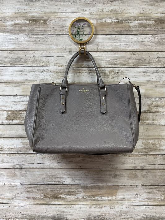 Handbag Designer By Kate Spade In Grey, Size:Medium