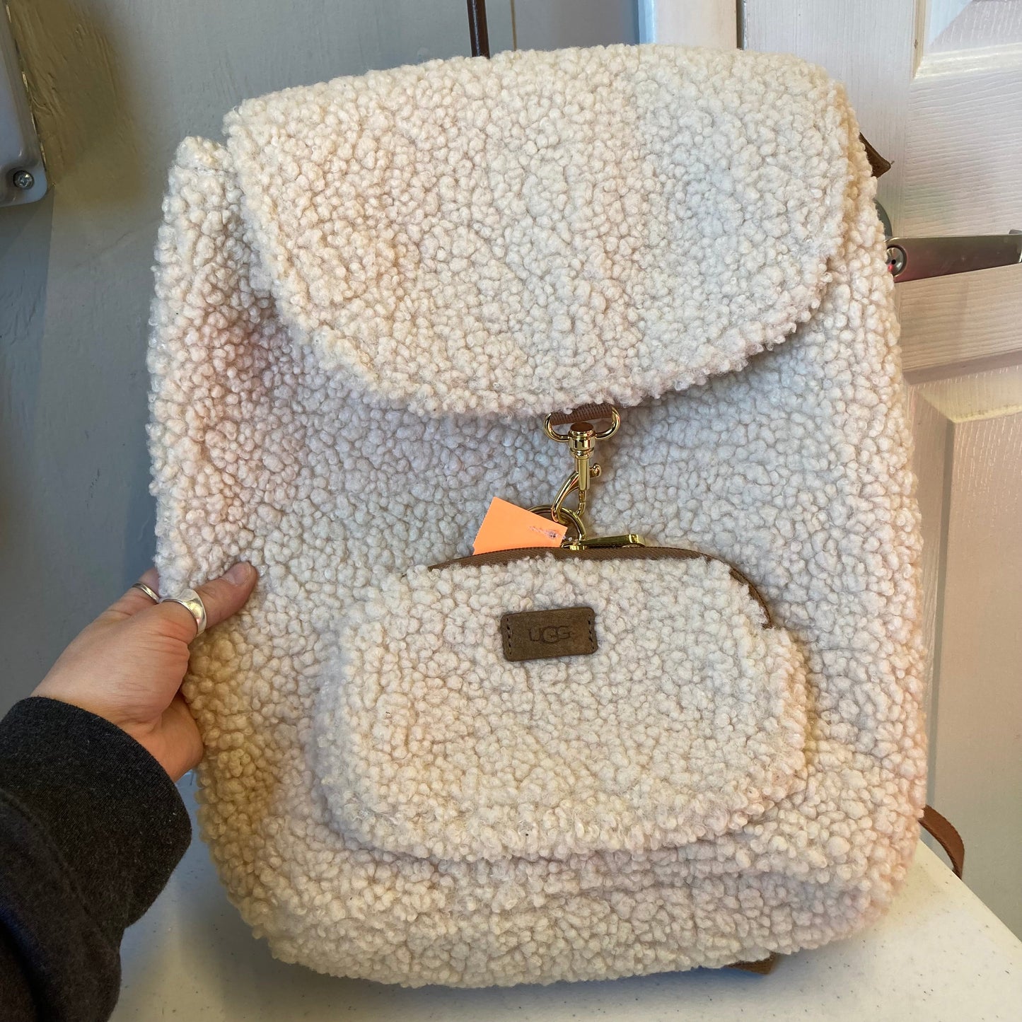 Backpack Designer By Ugg In Cream, Size:Medium
