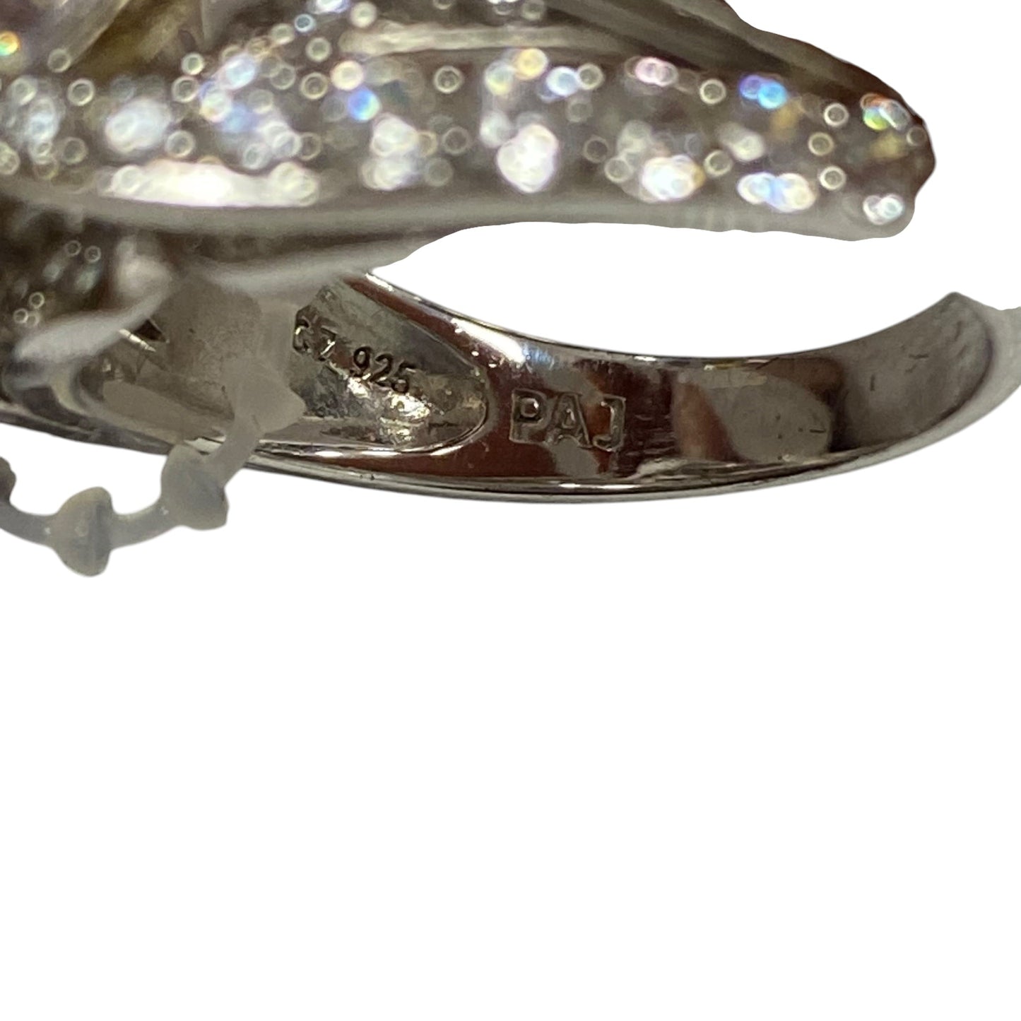 Ring Sterling Silver In Silver size 7.5