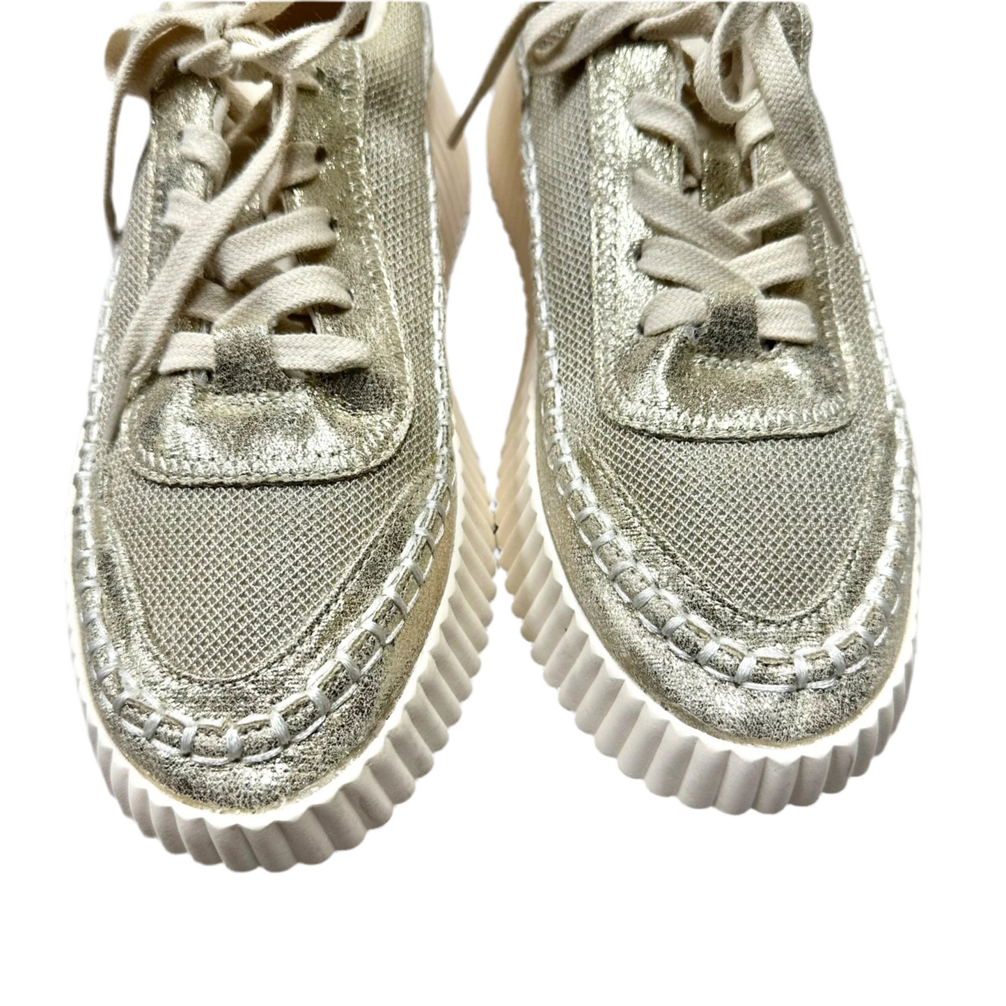 Shoes Sneakers By Dolce Vita In Gold, Size: 7.5