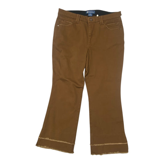 Jeans Boot Cut By Democracy In Brown Denim, Size:16