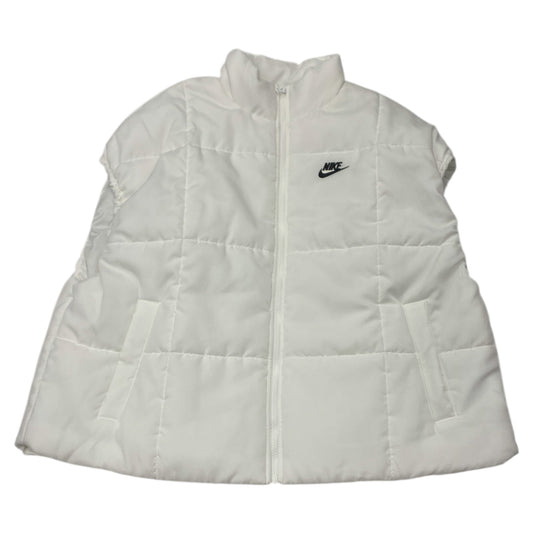 Vest Puffer & Quilted By Nike Apparel In White, Size:L