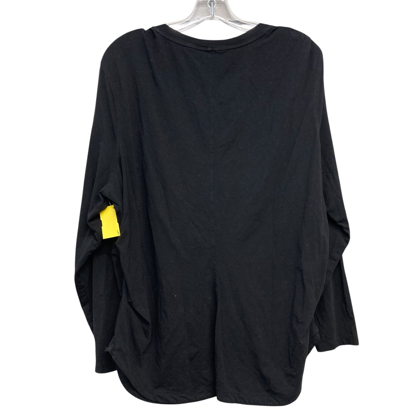 Athletic Top Ls Crewneck By Athleta In Black, Size:2X