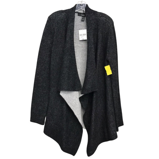 Sweater Cardigan By Forever 21 In Grey, Size:M