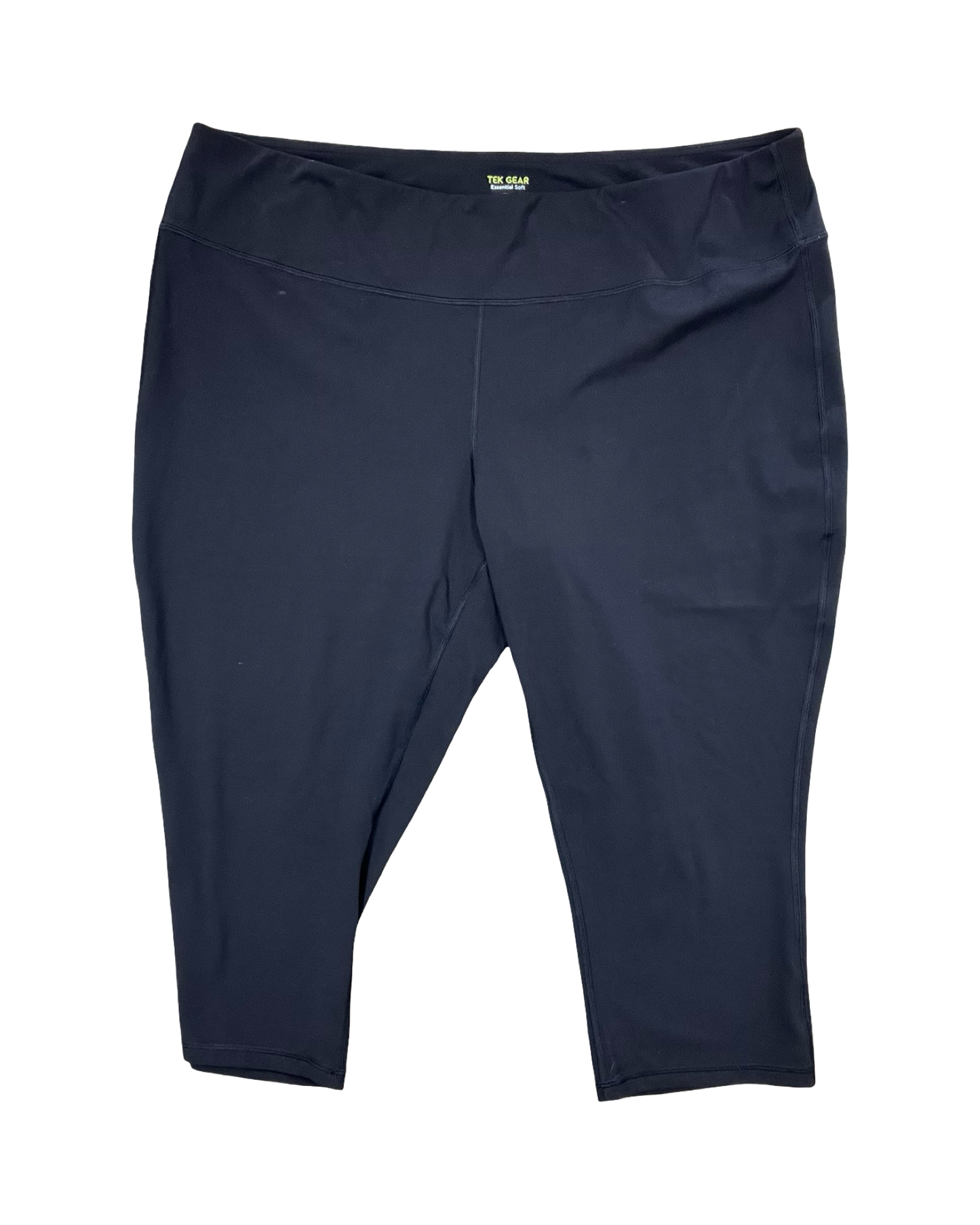 Athletic Leggings Capris By Tek Gear In Black, Size:3X