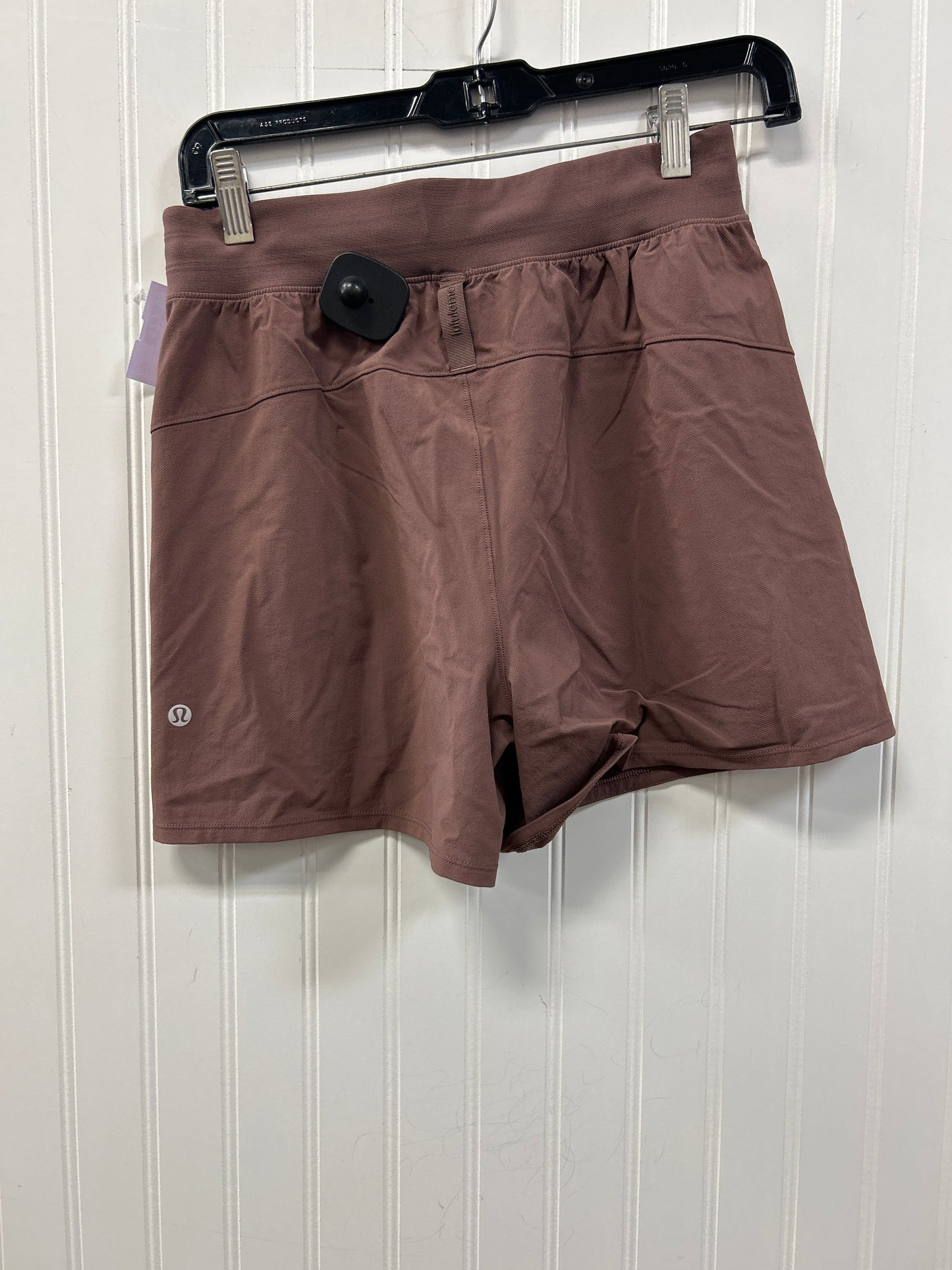 Athletic Shorts By Lululemon In Brown, Size:4