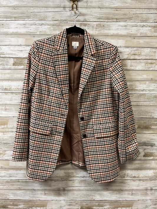 Blazer By A New Day In Checkered Pattern, Size:Xs
